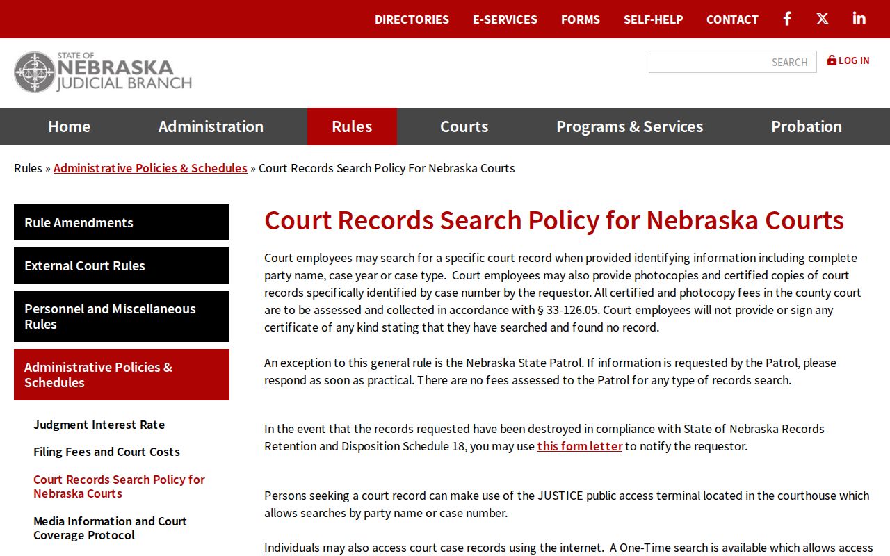Holt County case lookup courthouse records search policy