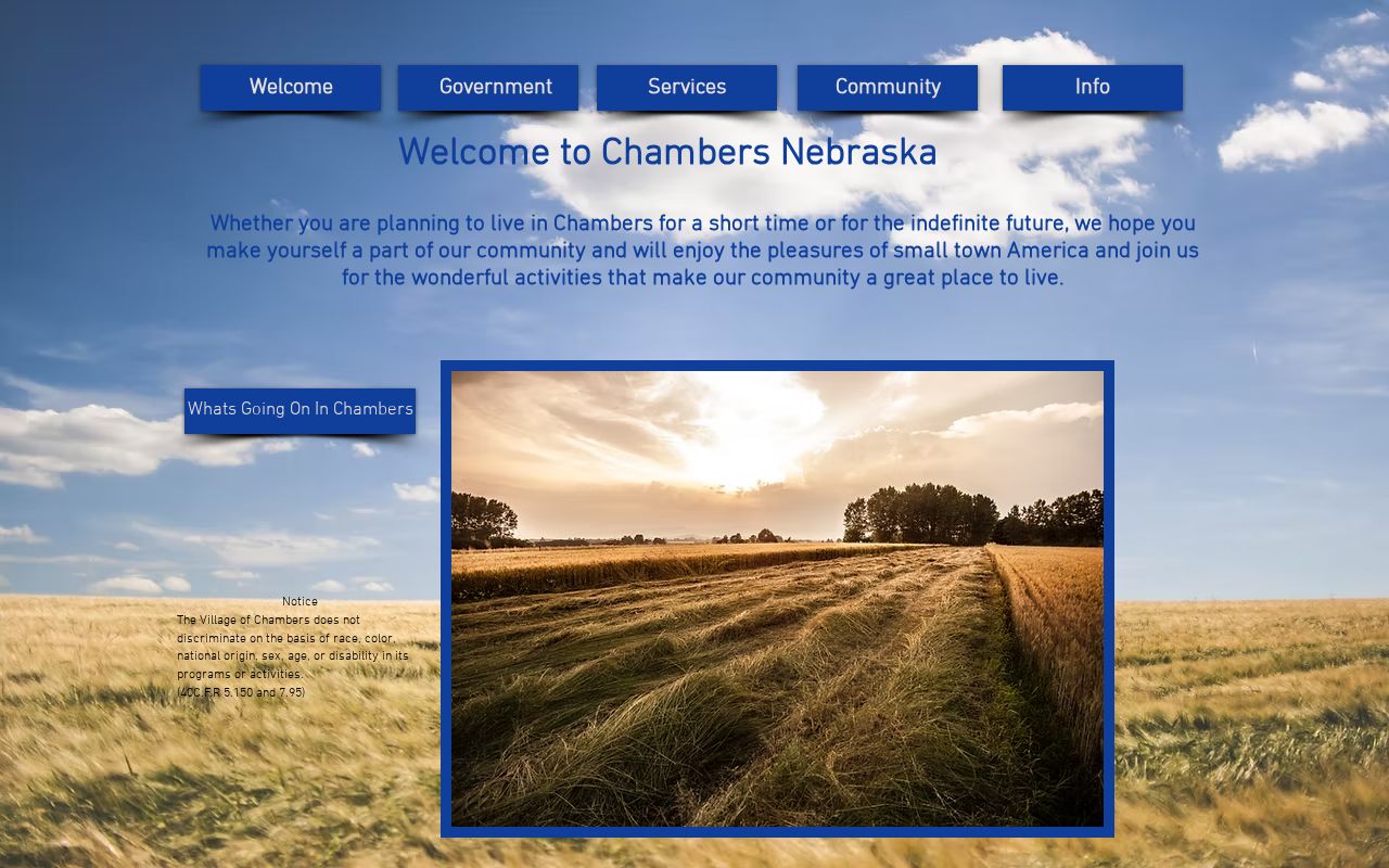 Chambers court docket official village government source