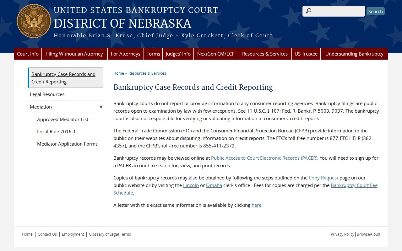 Chambers court docket bankruptcy record access source